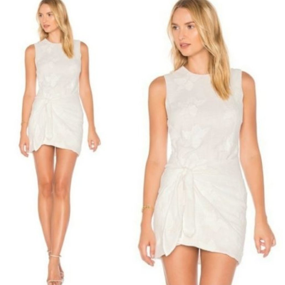Laci Tied Dress In White
